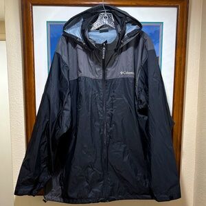 Columbia Black and Gray Windbreaker Jacket